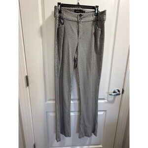 Studio by Torrid Pants Womens 18W Tall Black White High Rise Straight Leg